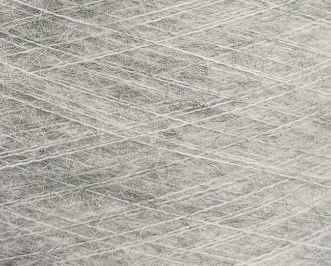 Zimpfer Wolle Selezione Royal Kid 1000m/100g – Mohair Alpaka Kaschmir Garn col. Helles Perlgrau